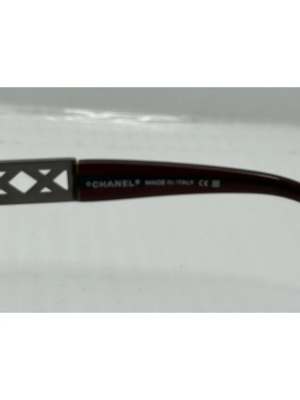 Rare Authentic Chanel 3087-B c.847 Black/Brown 52mm Frame Only